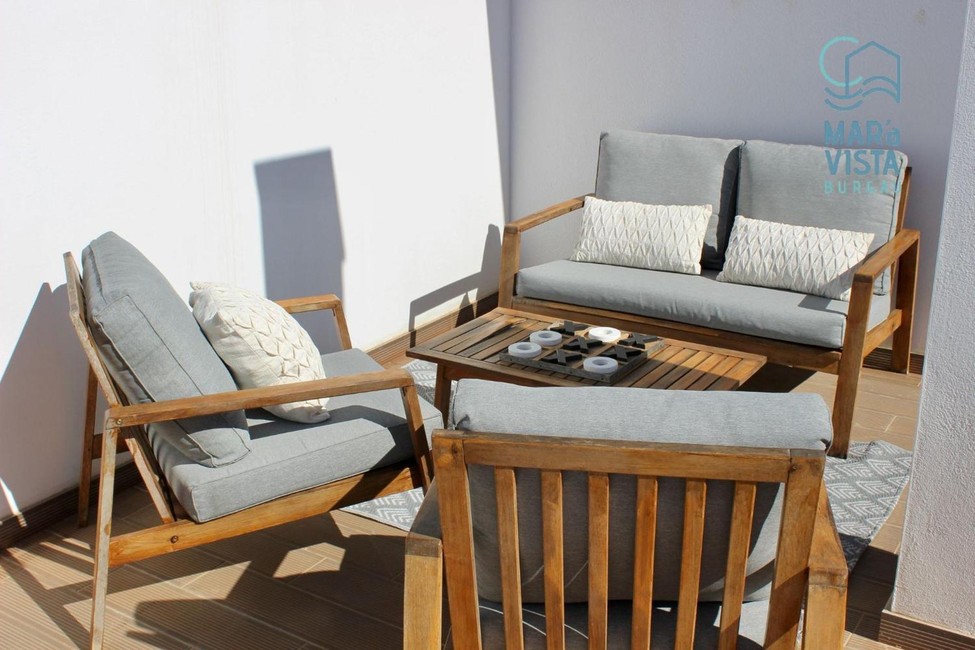 Mar A Vista Burgau Apartment Bagian luar foto